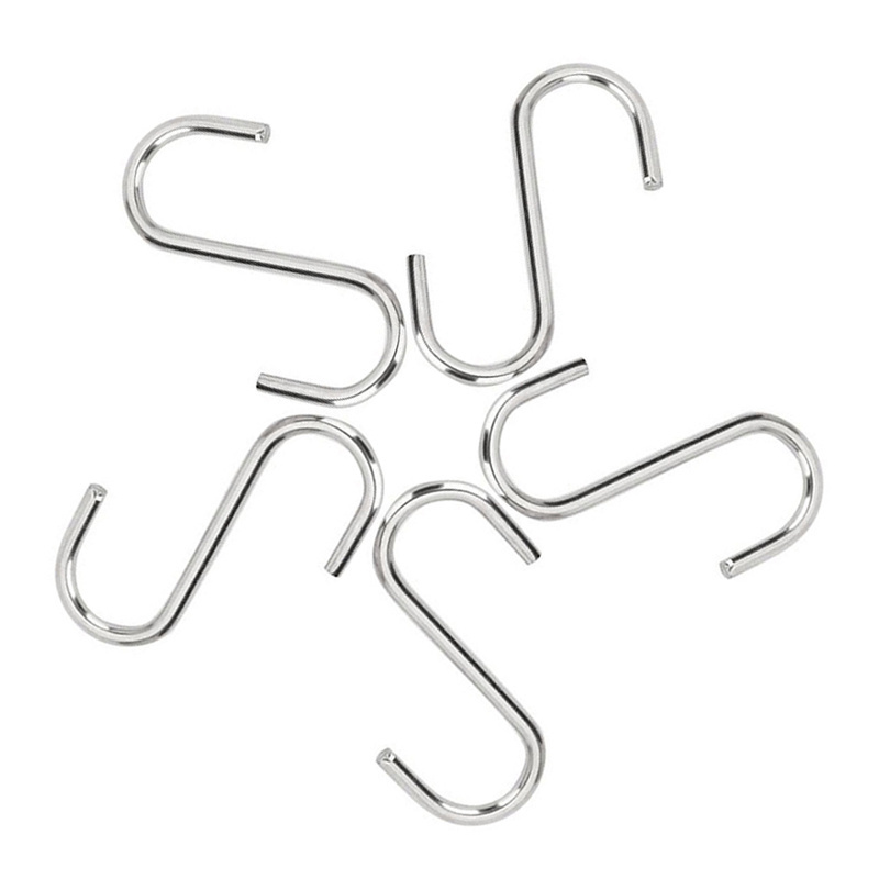 Customized High-Quality Stainless Steel Rust Resistant Carbon Steel Multi Size S Hooks For Hanging Parts