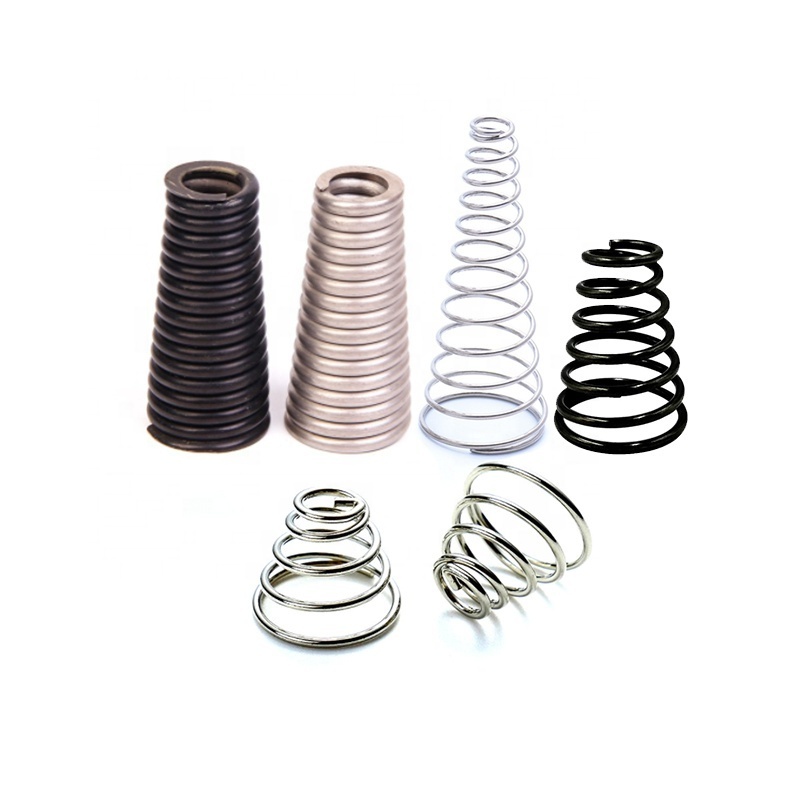 Professional manufacturer custom stainless steel tower shape small conical spring