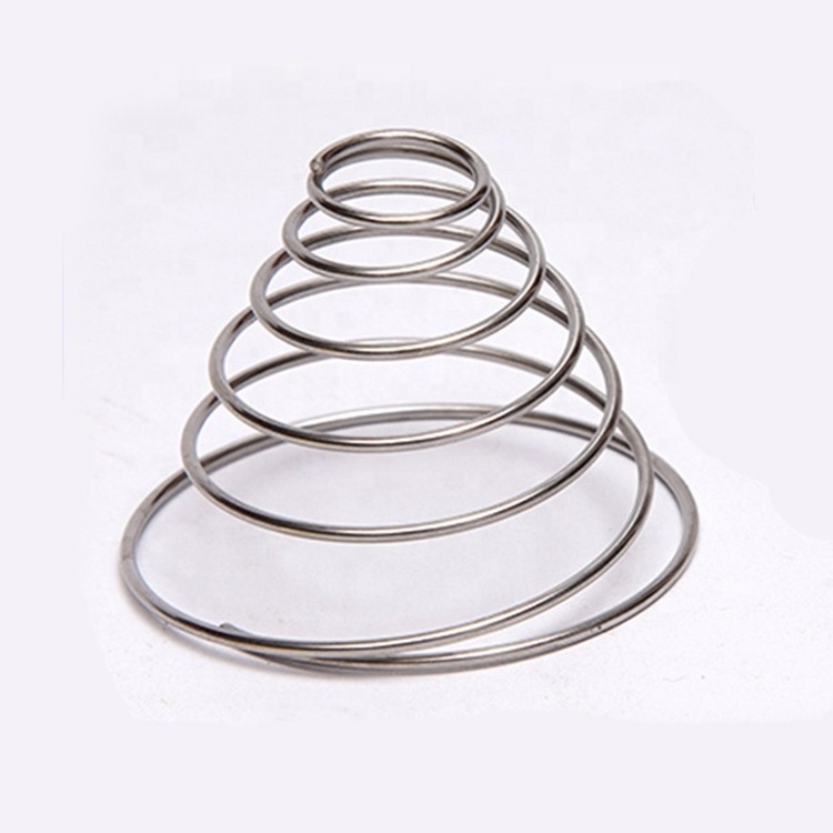 Professional manufacturer custom stainless steel tower shape small conical spring