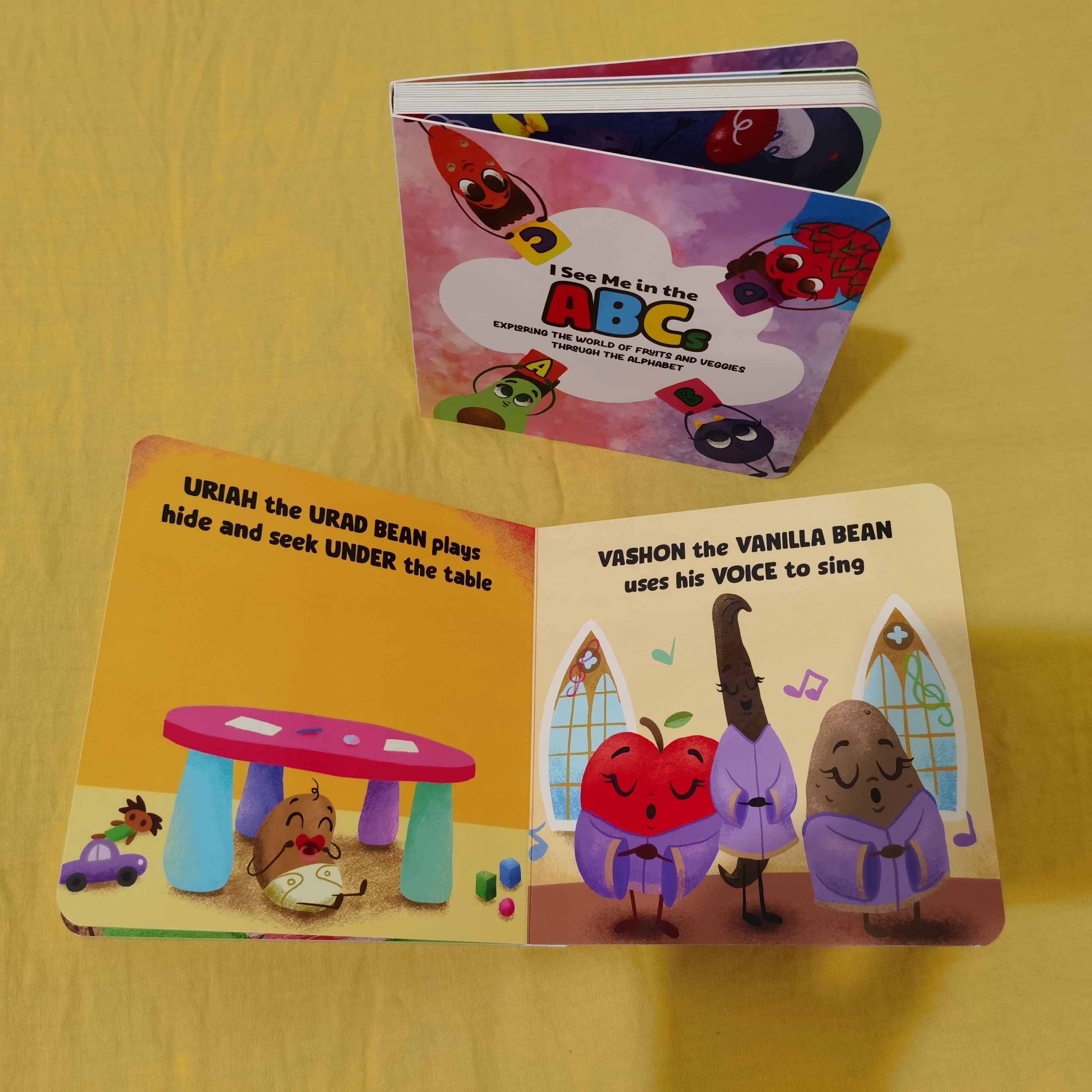 OEM children board book ABC learning, Alphabet book for kids ...