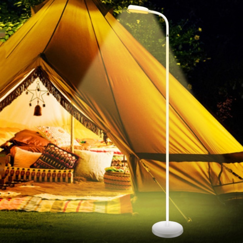 Portable Rechargeable Camping Lights Outdoor Home Decor Bedside Reading Dimmable Bedroom Standing Led Light Floor Piano Lamp