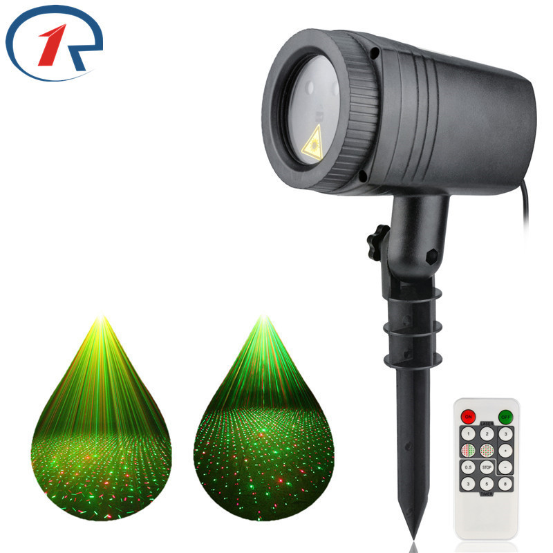 Red Green Garden Laser Projection Light Indoor Dynamic Firefly Starry Atmosphere Lamp Outdoor IP65 Waterproof Laser Light