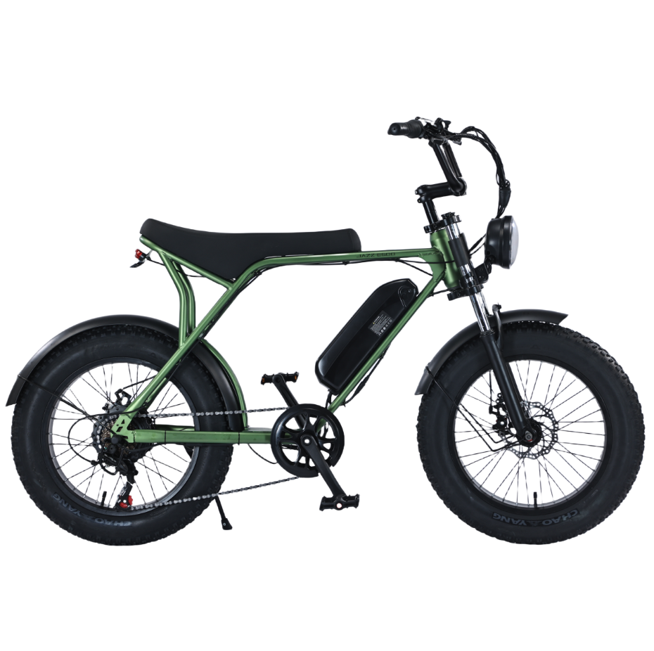 Good Quality MTB long range electric bike full suspension fatbike 20 step through fat tire ebike