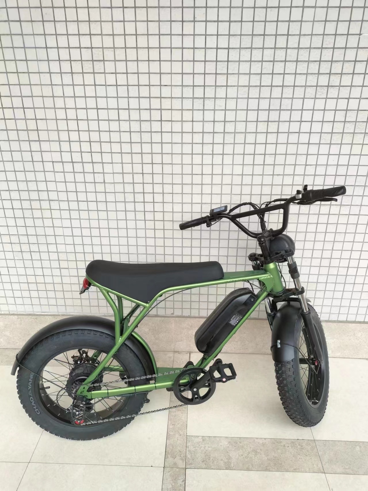 Good Quality MTB long range electric bike full suspension fatbike 20 step through fat tire ebike