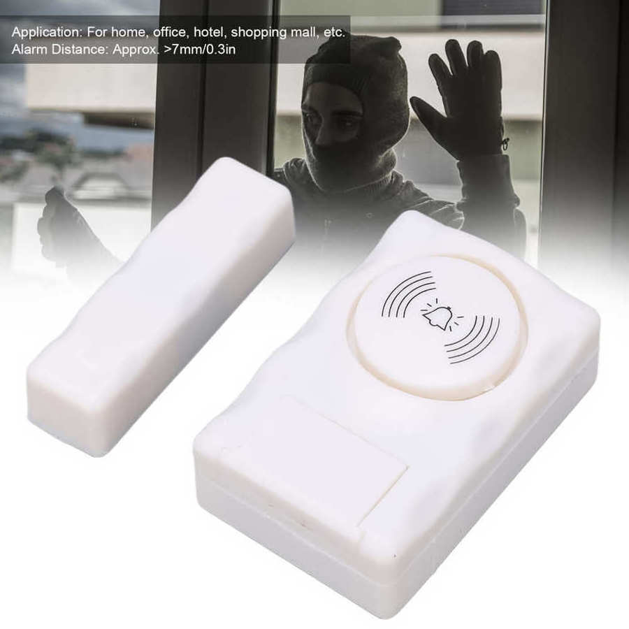 Wireless Anti-Theft Door Window Security Alarms Entry Burglar Safety Guardian Protector