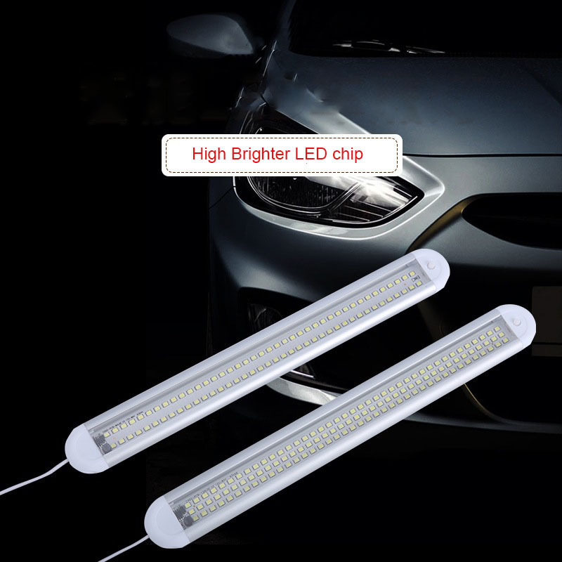 Hot Sales AU/UK/US/EU Markets Popular 345cm hard led strip lights bar ip65 for camping/cabinet/display/car with switch