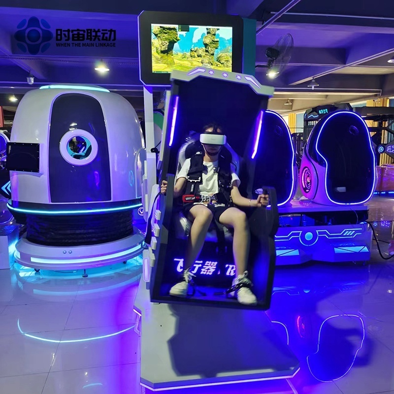 XSJ VR Indoor Entertainment Theme Park  Machine  VR Roller Coaster Chair Simulator For Game Mall 9D Virtual Reality 360 Degree