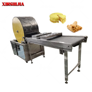 Commercial dough pastry Ethiopian Injera Lumpia Lavash Chapati Spring Roll Wrapper Egg Roll sheet Skin Maker Machine