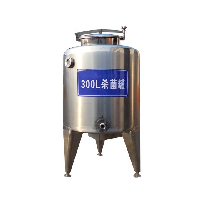 Hot sake 100L 150L 200L mini juice cow milking yogurt coconut daily batch milk pasteurizer machine