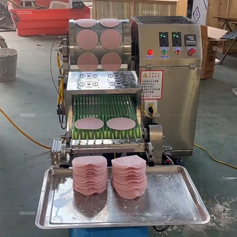 High capacity electric commercial gas roast duck cake injera automatic crepe machine