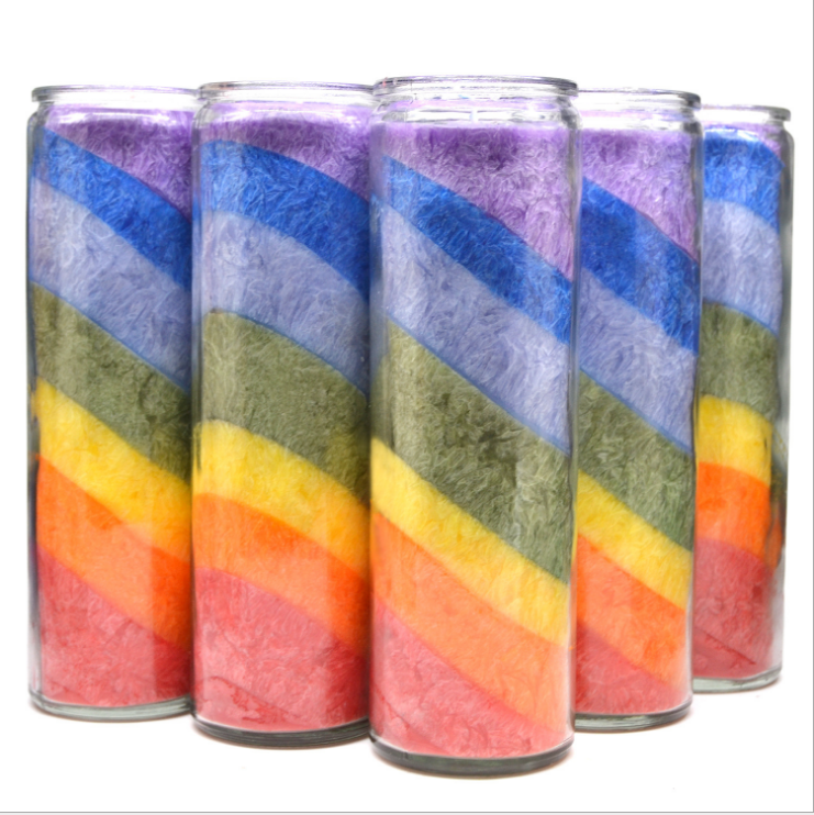 High Quality Religious Candles/Votive Candles Round Pillar Glass Jar Church Candles In Stock Wholesale