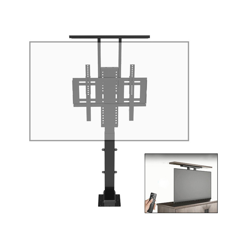 Factory Price 32~57 inch automatic hidden cabinet lcd monitor tv lift mechanism motorized under bed