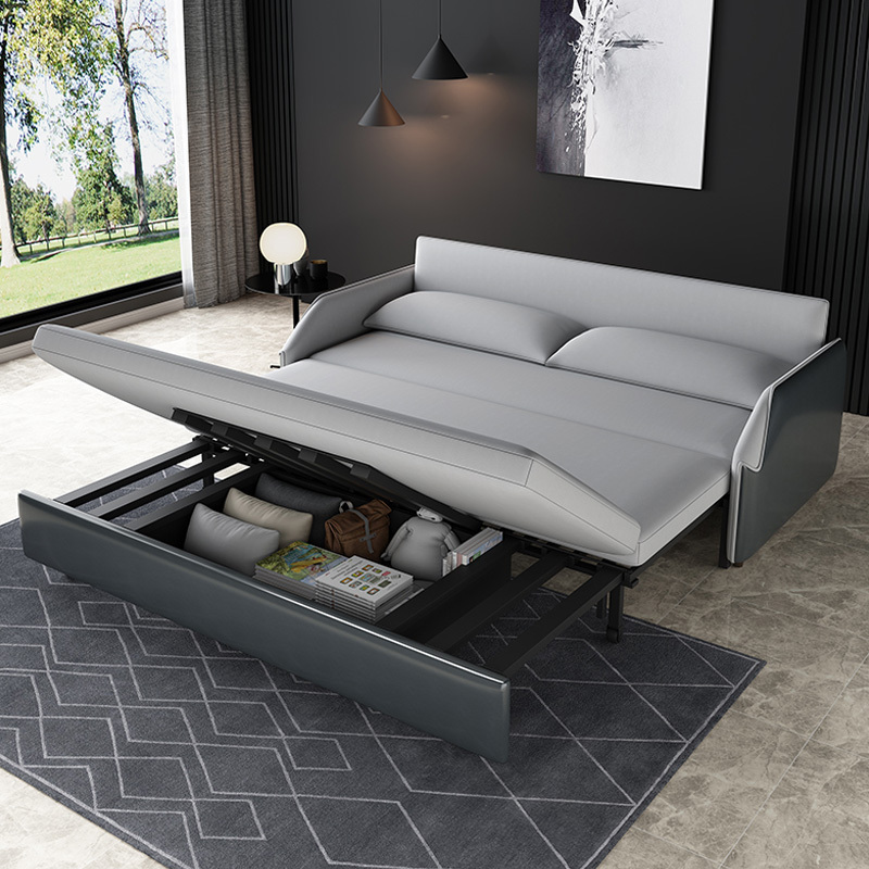 Multifunctional, Foldable, Dual-Purpose, Retractable Single Seat and Sleeper Sofa cum Bed