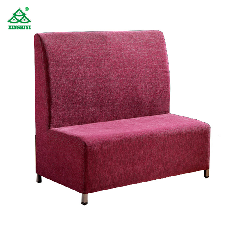 High quality PU leather double sided sofa booth for sale used cafe furniture coffee cafe furniture