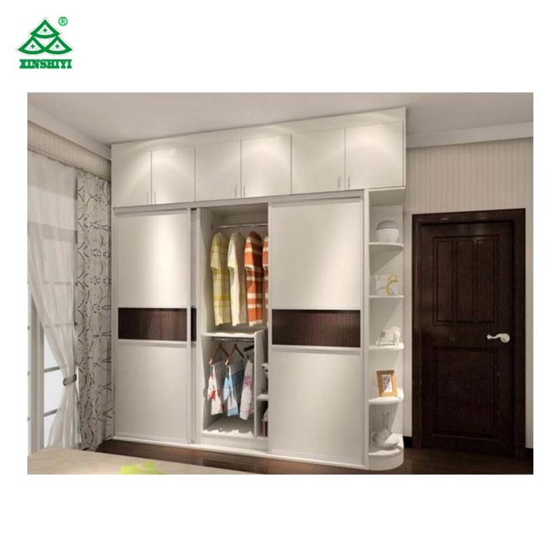 Cheap fitted wardrobes bedroom closets and wardrobes 3 door wooden wardrobe