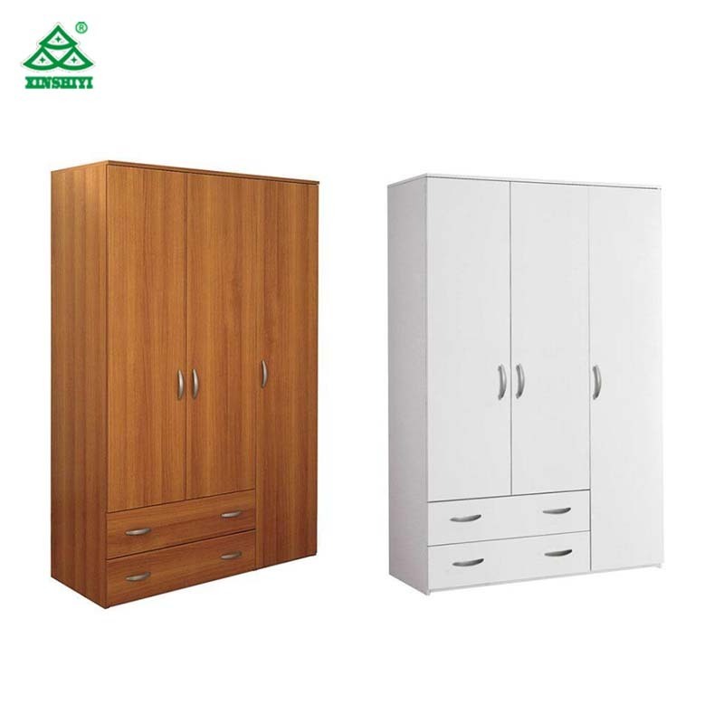 Cheap fitted wardrobes bedroom closets and wardrobes 3 door wooden wardrobe