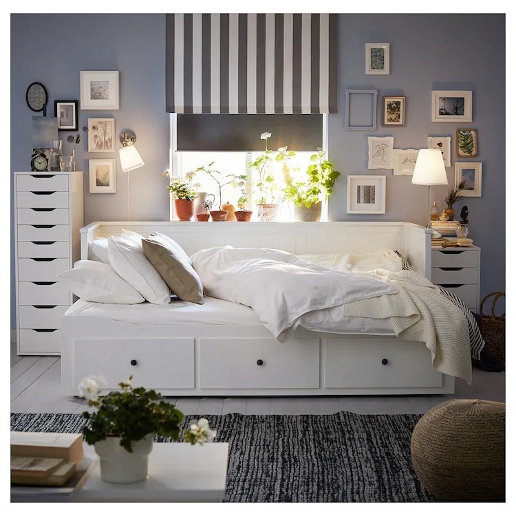 fiberboard Sofa and bed in one single two bed sofa and storage drawers frame with 3 drawers frame with 3 drawers white Twin