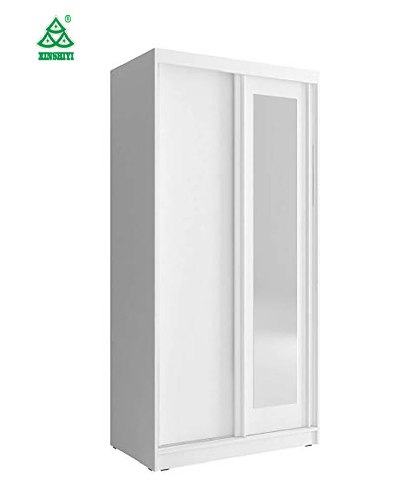 Factory Custom 2 door Kids Sliding Doors Mirror Wardrobe  Armoire Price Design for Bedroom