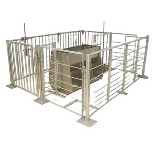 Animal cage system hot dipped galvanized fattening finishing pig pen