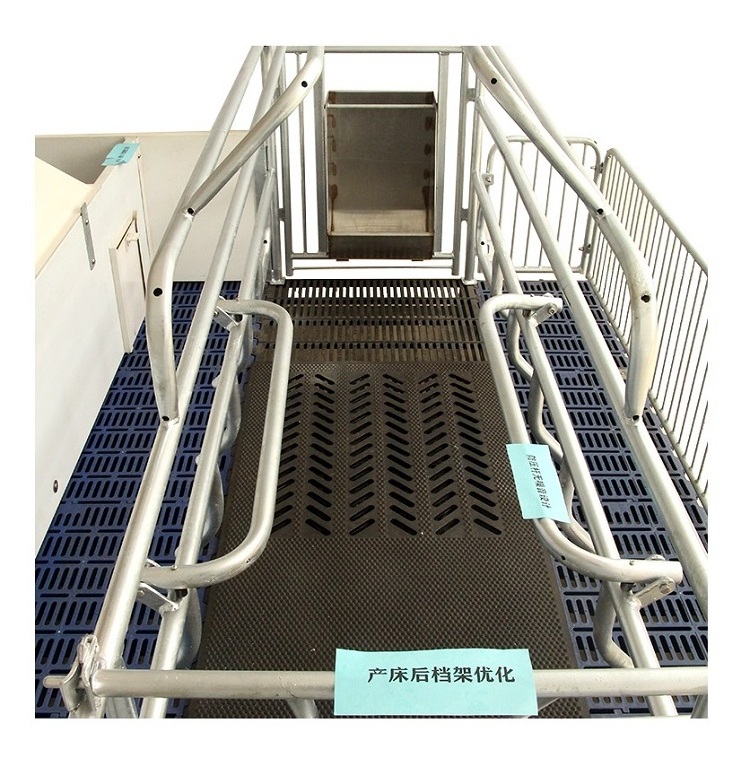 2024 Hot Sale Swine Farm Pig Cage Equipment Breeding Stalls Of Galvanized Sow Farrowing Crate