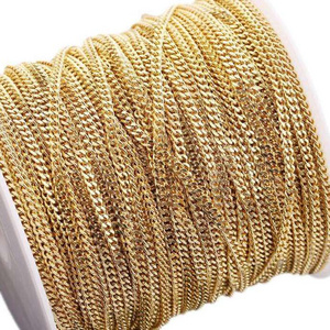 Spool Roll by meter necklace fashion jewelry body chains stainless Steel silver gold Meter chains for men jewelry making