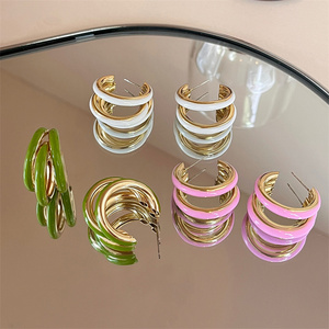 Custom High Quality 14k 18k Gold Fill Filled Color Stainless Steel Jewelry Earrings Jewelry Manufacturer Factory Supplier