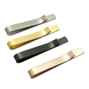 Stainless steel collar tie clip manufacturing factory customized men's collar tie clip in stock