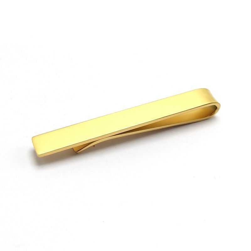 Stainless steel collar tie clip manufacturing factory customized men's collar tie clip in stock