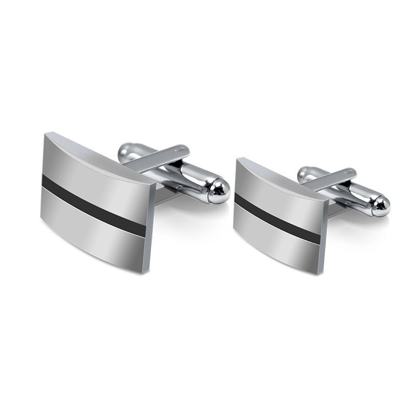 French Style Cufflinks Plain Stainless Steel Cufflinks and Tie Pins Cufflinks Personalised