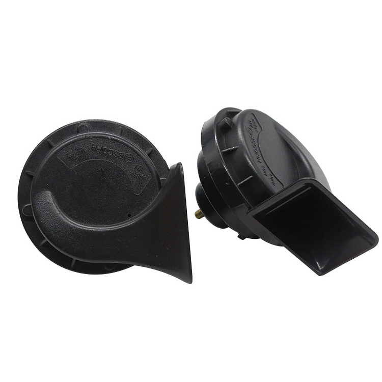 High quality snail frosted Black horn 12V electric snail horn motorcycle car accessories