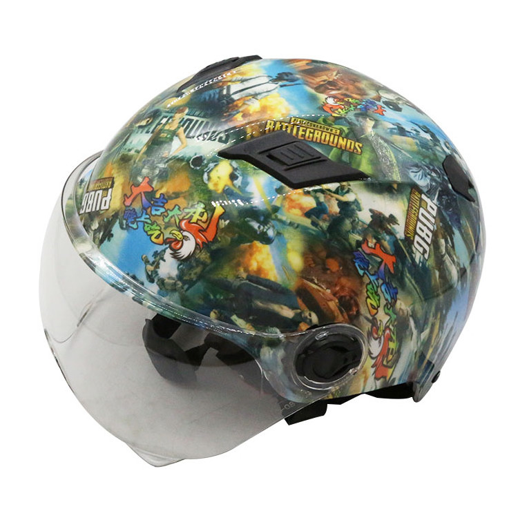 Motorcycle high quality customizable printed helmet windproof helmet