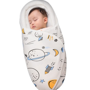 Newborn cotton babies sleeping sack bag new born baby cocoon swaddle blanket wrap set