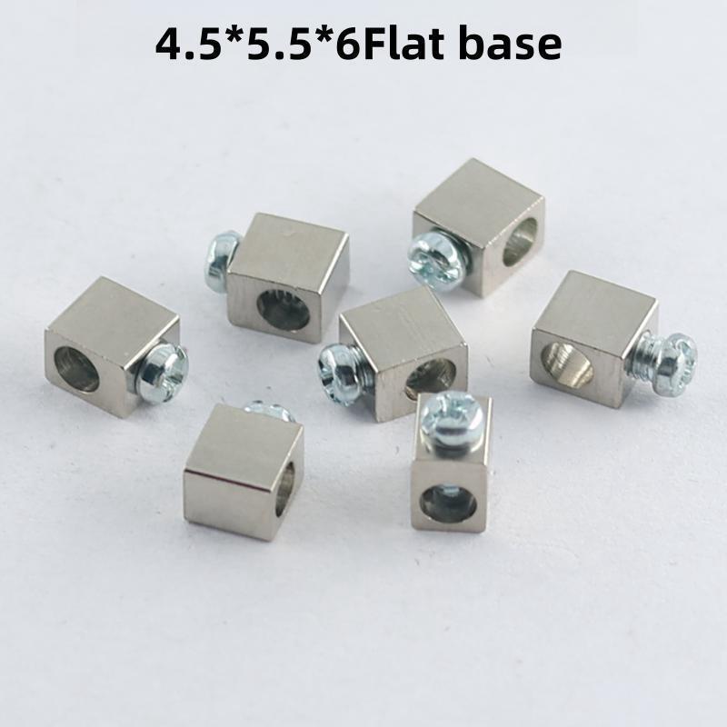 PCB square copper terminal flat patch terminal LED aluminum substrate terminal SMD patch flat bottom square