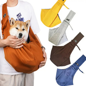 Fashion Pet Training Shoulder Bag Dog Worn Cross-body To Expose Pet Travel Shoulder Bag