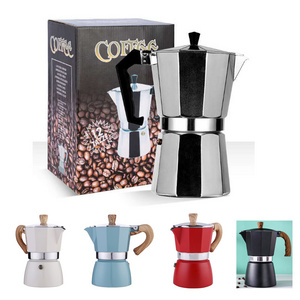 New Food Grade Aluminum Espresso coffee maker Moka coffee moka pot