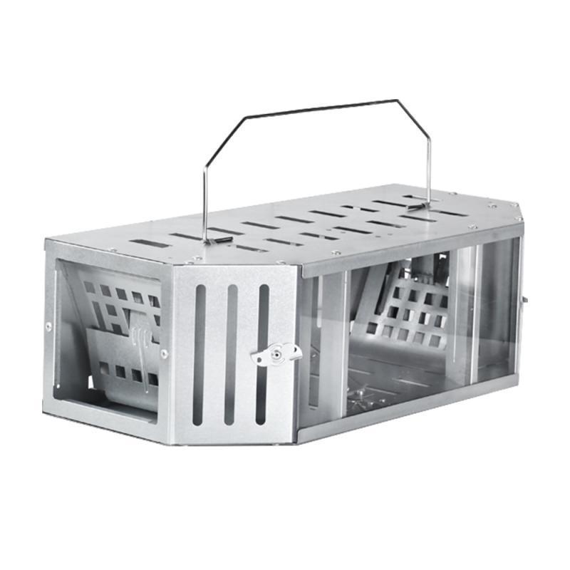 Wholesale Rat Mice Rodent Control Catcher 2 Doors Mouse Trap Cage With Clear Window