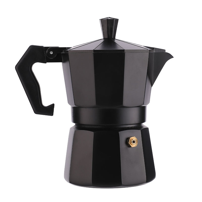 3/6/9/12cups Aluminum Moka Pot Stovetop Espresso Coffee Maker With Laser LOGO