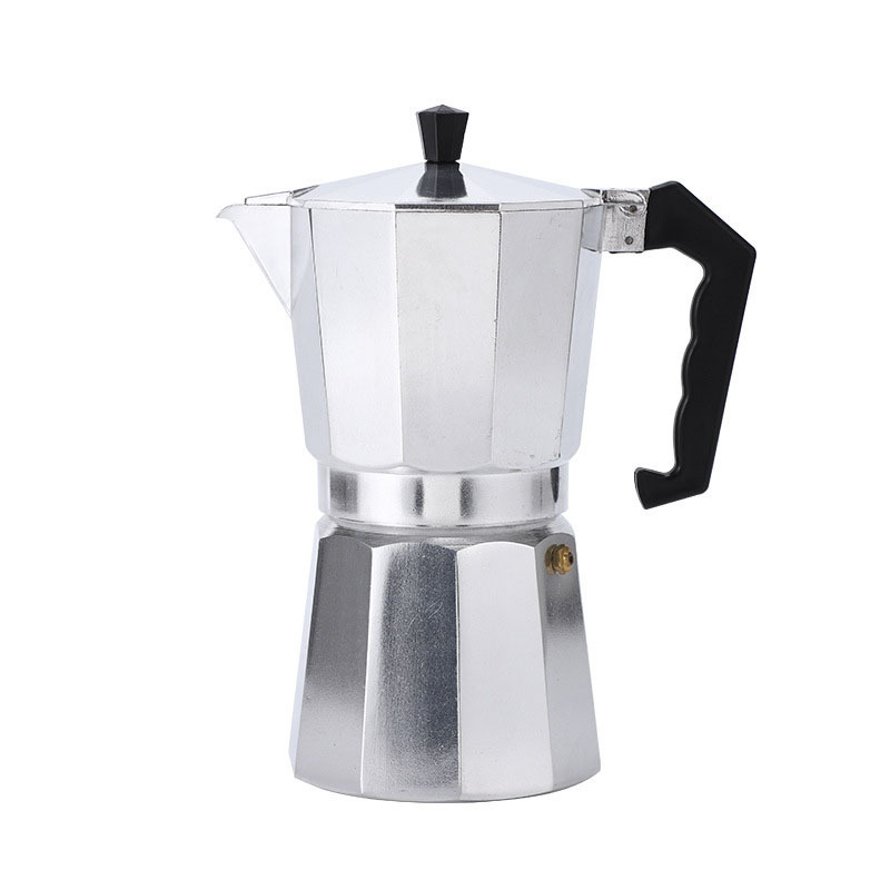 3/6/9/12cups Aluminum Moka Pot Stovetop Espresso Coffee Maker With Laser LOGO