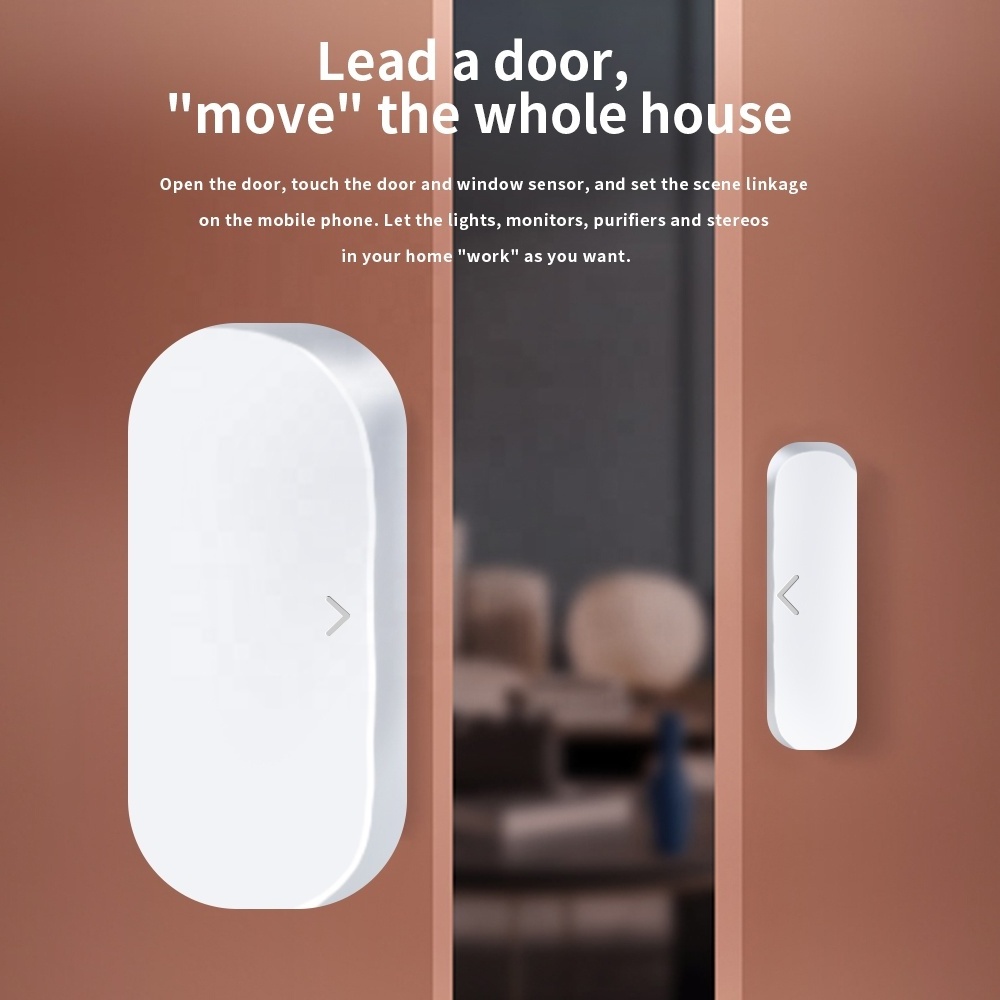 Smart WiFi zigbee Door Sensor Magnetic Detector Door Open / Closed Detectors APP Support By Google home/windors and door sensor