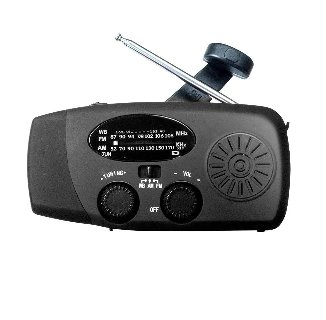 Hand Crank Generator Solar Emergency Weather  Hand Crank Radio With Torch And Dynamo Charging