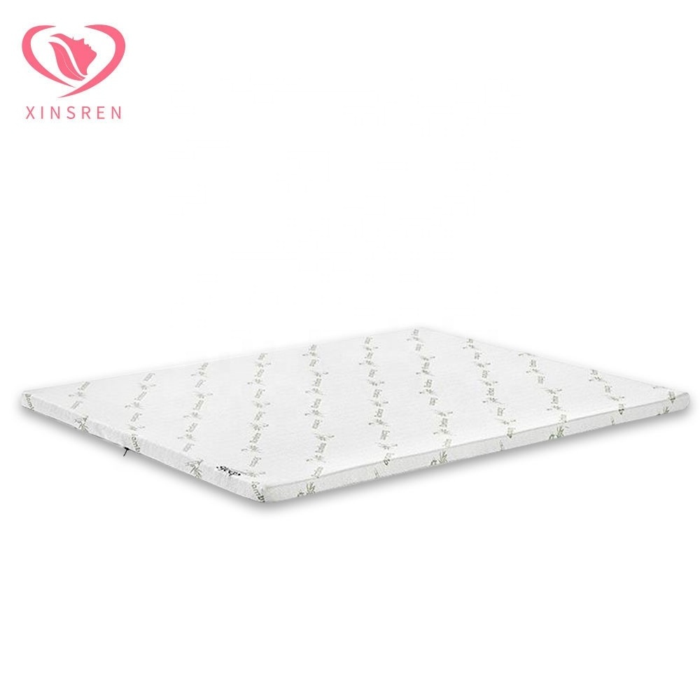 hotel custom cheap spring super single 45d memory foam down thin bed single mattress topper manufacturer