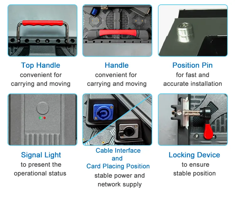 New Technology Led Display Screen Panel Video Videotron 500x500mm Die Casting Led Panel P4.81