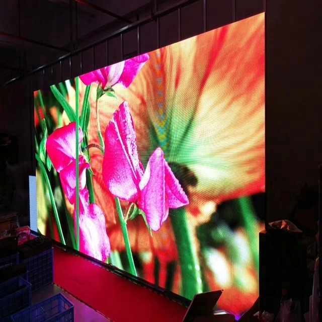 High refresh rate 4mm pitch outdoor 64*32 rgb matrix led panel 1/8scan led module p4