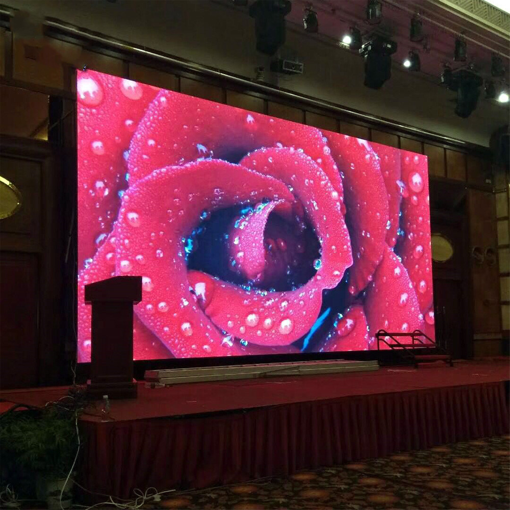 Stage background Indoor LED display moving rental screen P3.91 video led wall panels