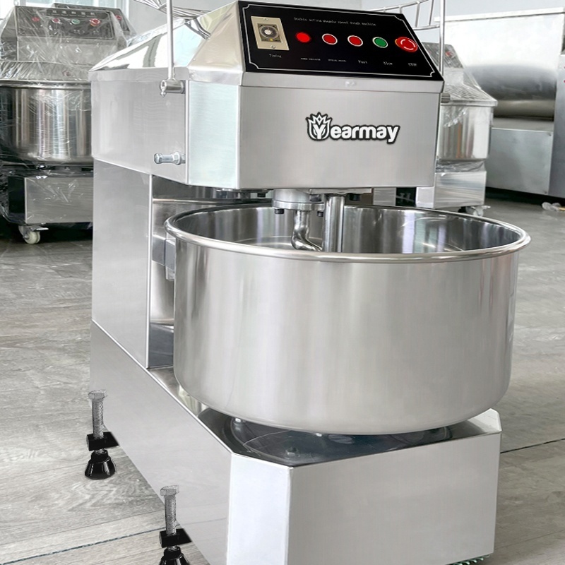 Factory Professional Large Amasadora De Pan Industrial 100Kg 50Kg 25Kg Commercial Electric Spiral Bread Dough Mixer Machine