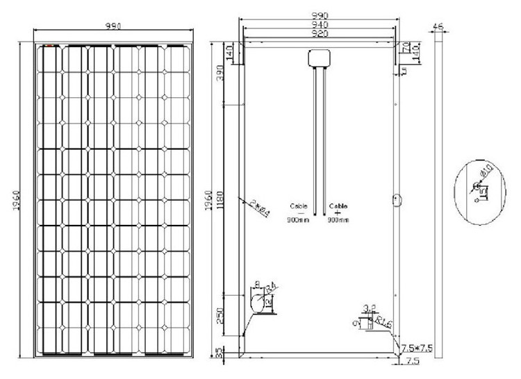 China solar panel price list   500 W 540 W 550 W 580 W mono solar photovoltaic panel