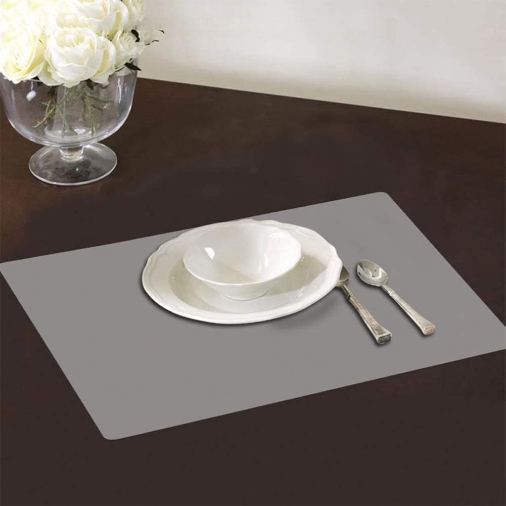 Cost-Effective Translucent PP Plastic Mat Placemats Keeps Table Desktop Cloth Cleaner Rectangle Table Mat