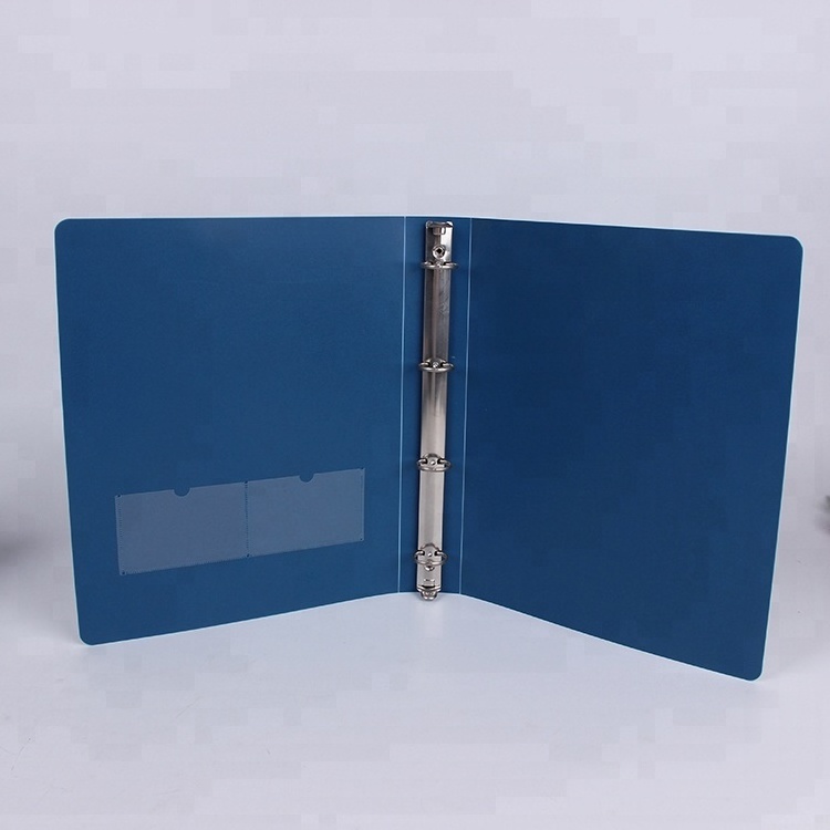 wholesale A4 size PP plastic 4 rings binder file folder