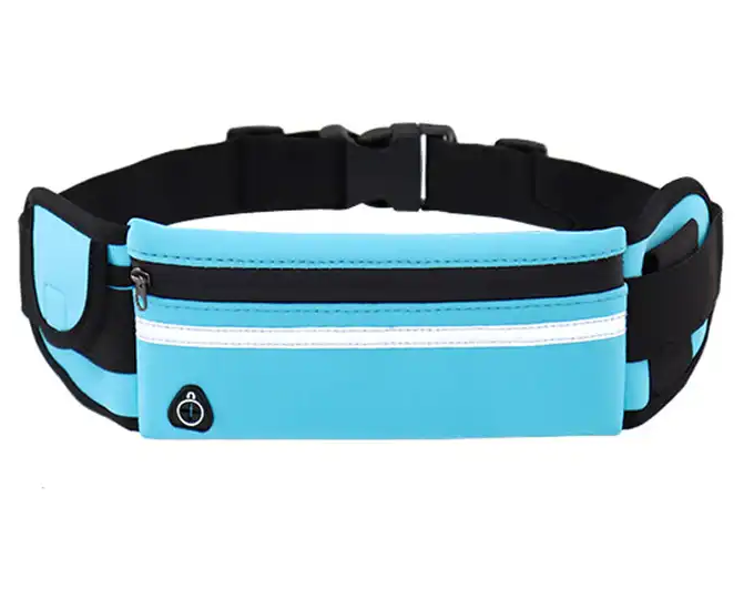 Outdoor Neoprene Waterproof Hiking Cycling Running Belt Waist Bag Custom Sport Fanny Pack With Water Bottle Holder