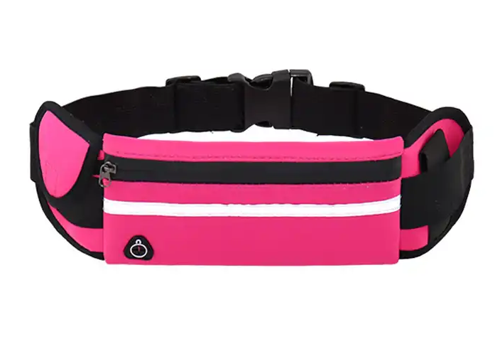 Outdoor Neoprene Waterproof Hiking Cycling Running Belt Waist Bag Custom Sport Fanny Pack With Water Bottle Holder